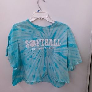Tie-dye crop top